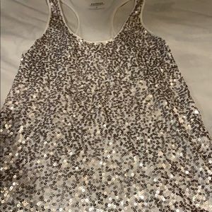 Express sequins tank